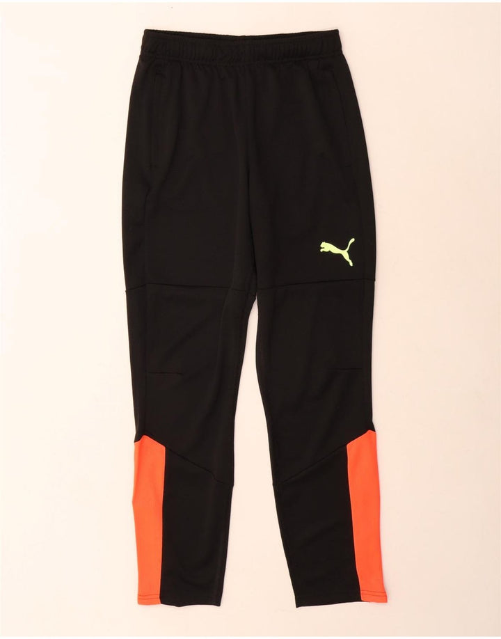 PUMA Træningsdragtsbukser til drenge 13-14 år Sort Colourblock Polyester