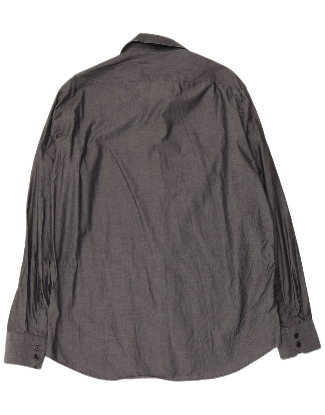 Hugo Boss Mens Shirt Size 42 16 1/2 Large Grey Cotton