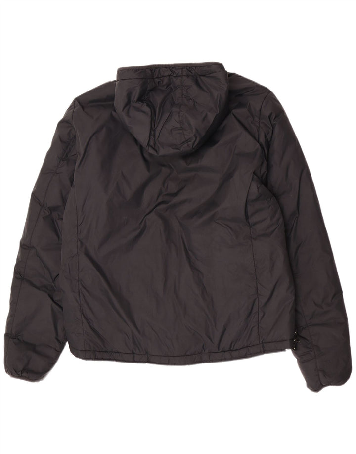 Mistral Mens Hooded Reversible Windbreaker Jacket UK 42 XL Black Polyamide