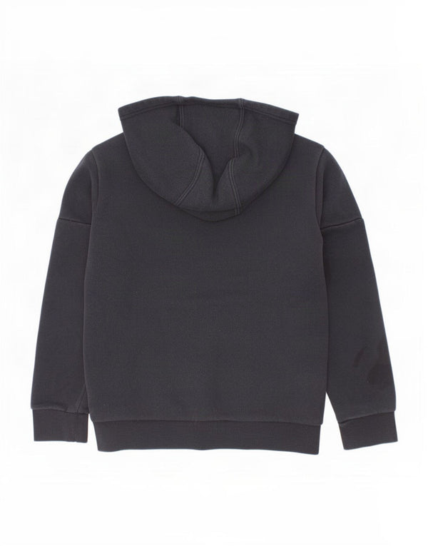Felpa con cappuccio grafica da ragazzo Adidas 7-8 anni in cotone nero