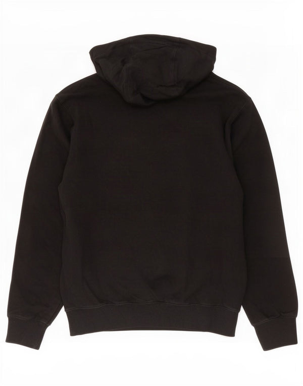 Nike Mens Graphic Hoodie Jumper Small Black Cotton