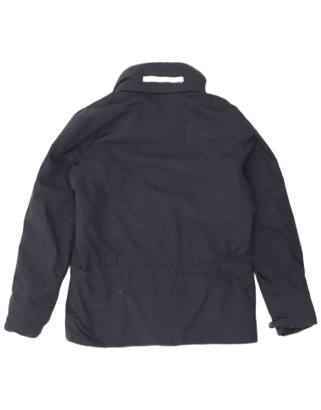 Slam Mens Hooded Windbreaker Jacket UK 36 Small Navy Blue Nylon