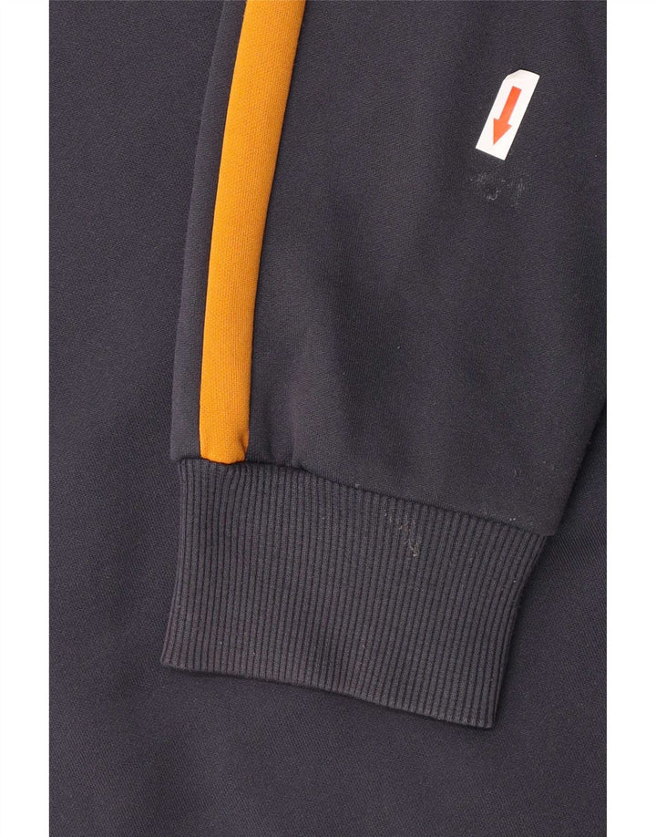 Puma Mens Tracksuit Top Jacket Large Navy Blue Colourblock Polyester