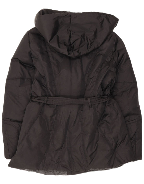 Trussardi Jeans Veste matelassée à capuche pour femme IT 48 XL Noir