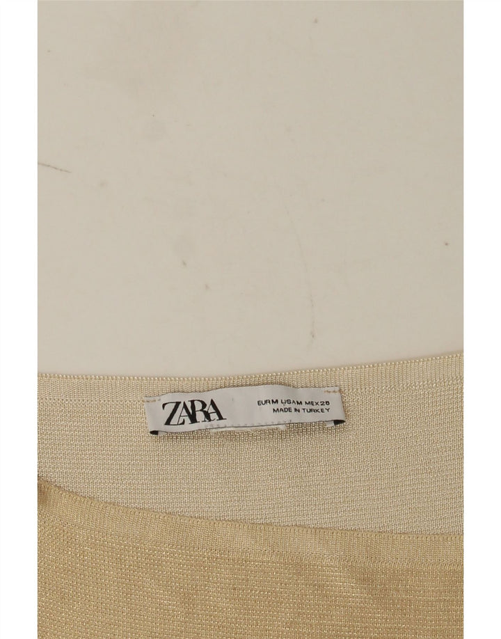 Zara ženski kratki Cami Top UK 12 Srednje bež