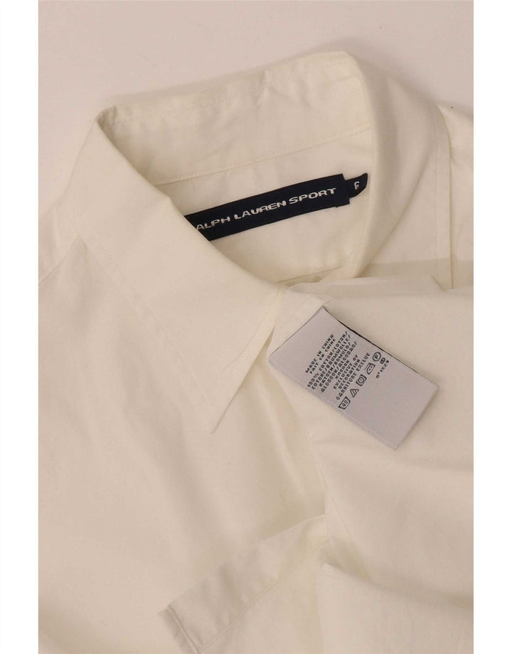 Ralph Lauren Womens Shirt US 6 Medium White Cotton