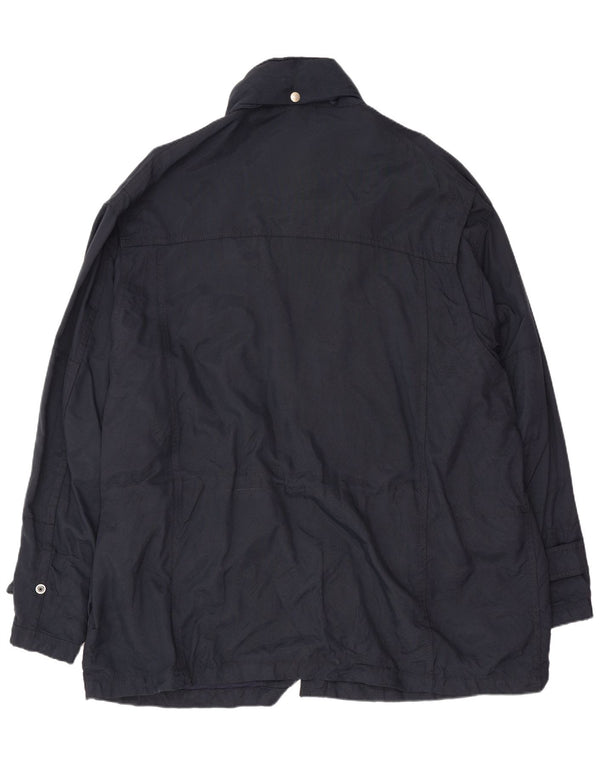 Fay Mens Ema Hooded Utility Jacket UK 44 2XL Navy Blue