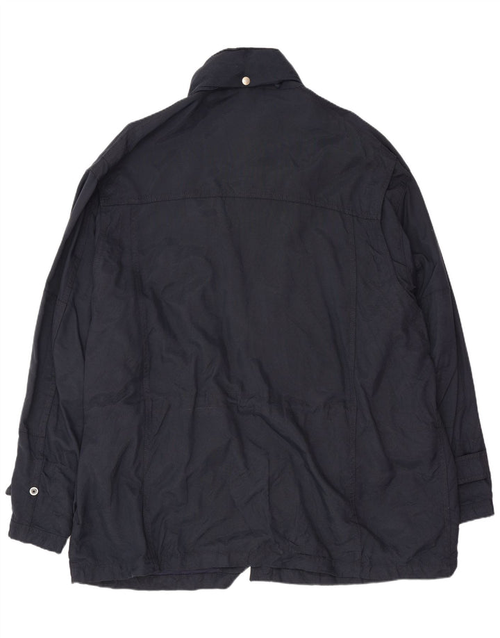Fay Mens Ema Hooded Utility Jacket UK 44 2XL Navy Blue