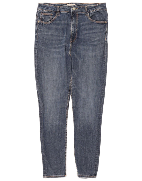 Jeans skinny da donna Zara EU 46 2XL W36 L28 Blu