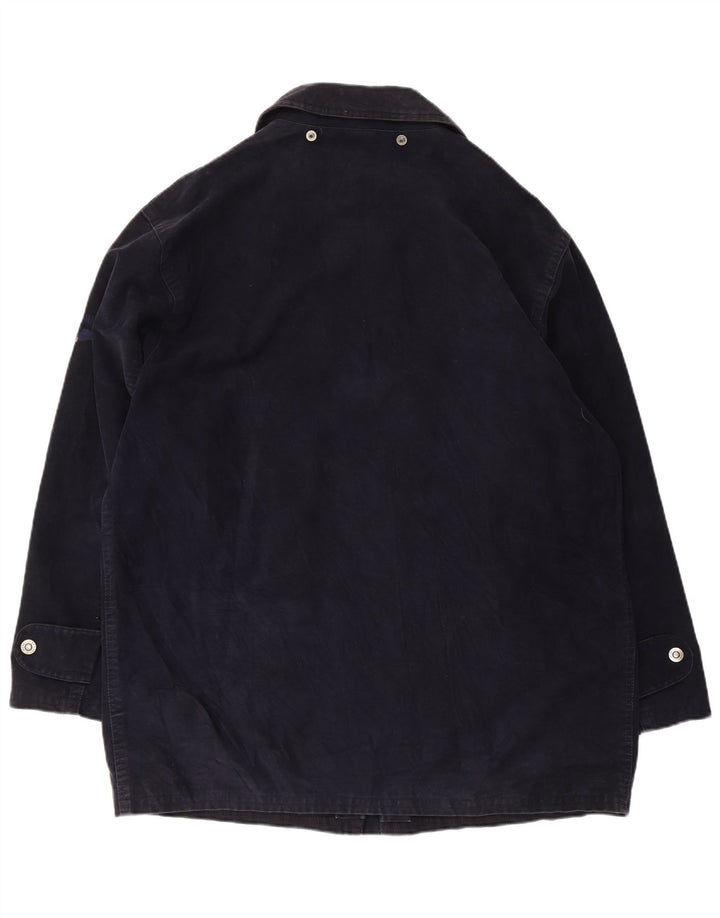 Armata Di Mare Mens Utility Jacket IT 52 XL Navy Blue Cotton