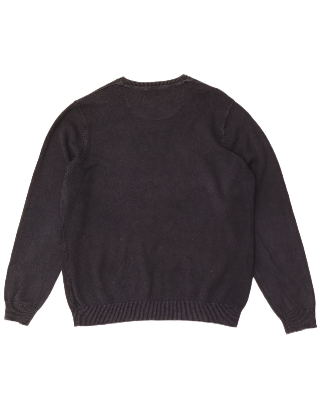 Marks & Spencer Mens Regular Fit Crew Neck Jumper Sweater Medium Black