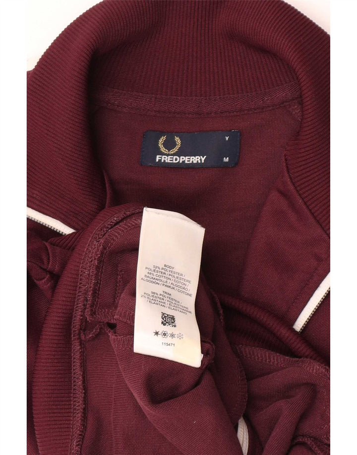 Kurtka dresowa chłopięca Fred Perry 9-10 lat, średni bordowy blok kolorów