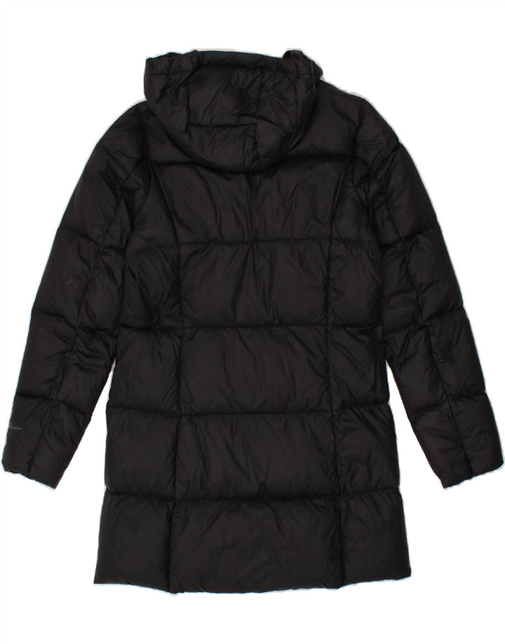 EDDIE BAUER Womens Hooded Padded Coat UK 10 Small Black Nylon Vintage Eddie Bauer and Second-Hand Eddie Bauer from Messina Hembry 