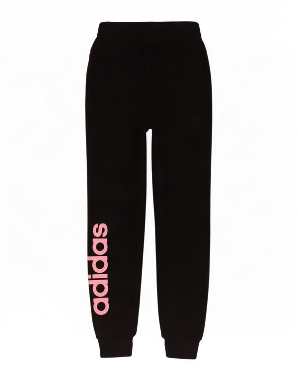Adidas Grafisk træningsdragt bukser til kvinder Joggers UK 4/6 XS sort bomuld