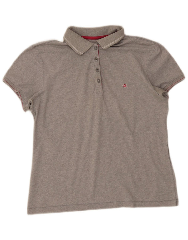 Champion Damen Herritage Fit Poloshirt UK 18 XL Grau