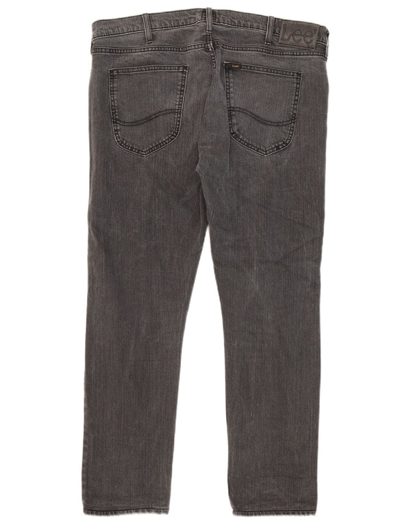Lee Mens Luke Slim Jeans W36 L28 Grey Cotton
