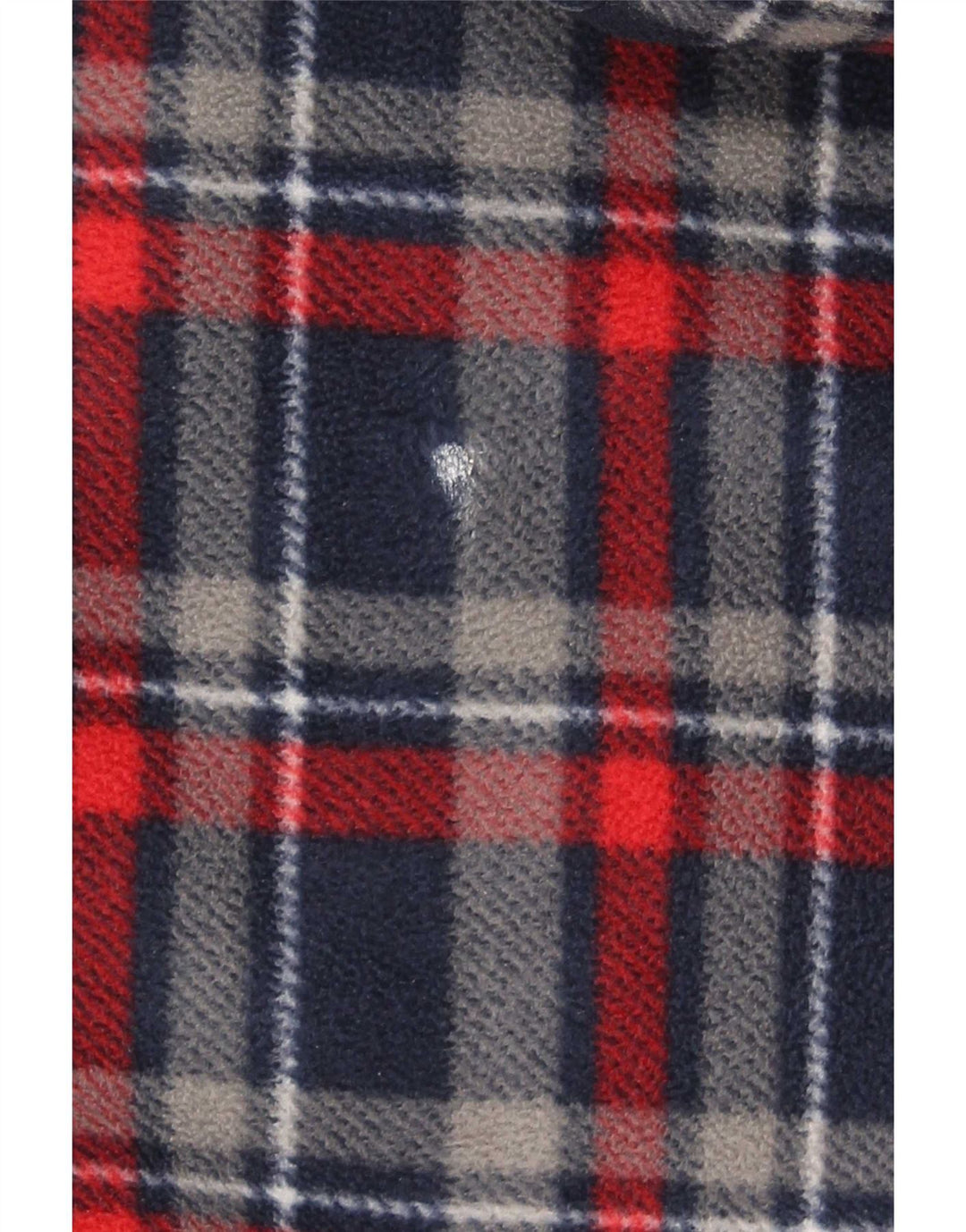 Toptex Mens Hooded Fleece Jacket UK 54/56 Large Multicoloured Check