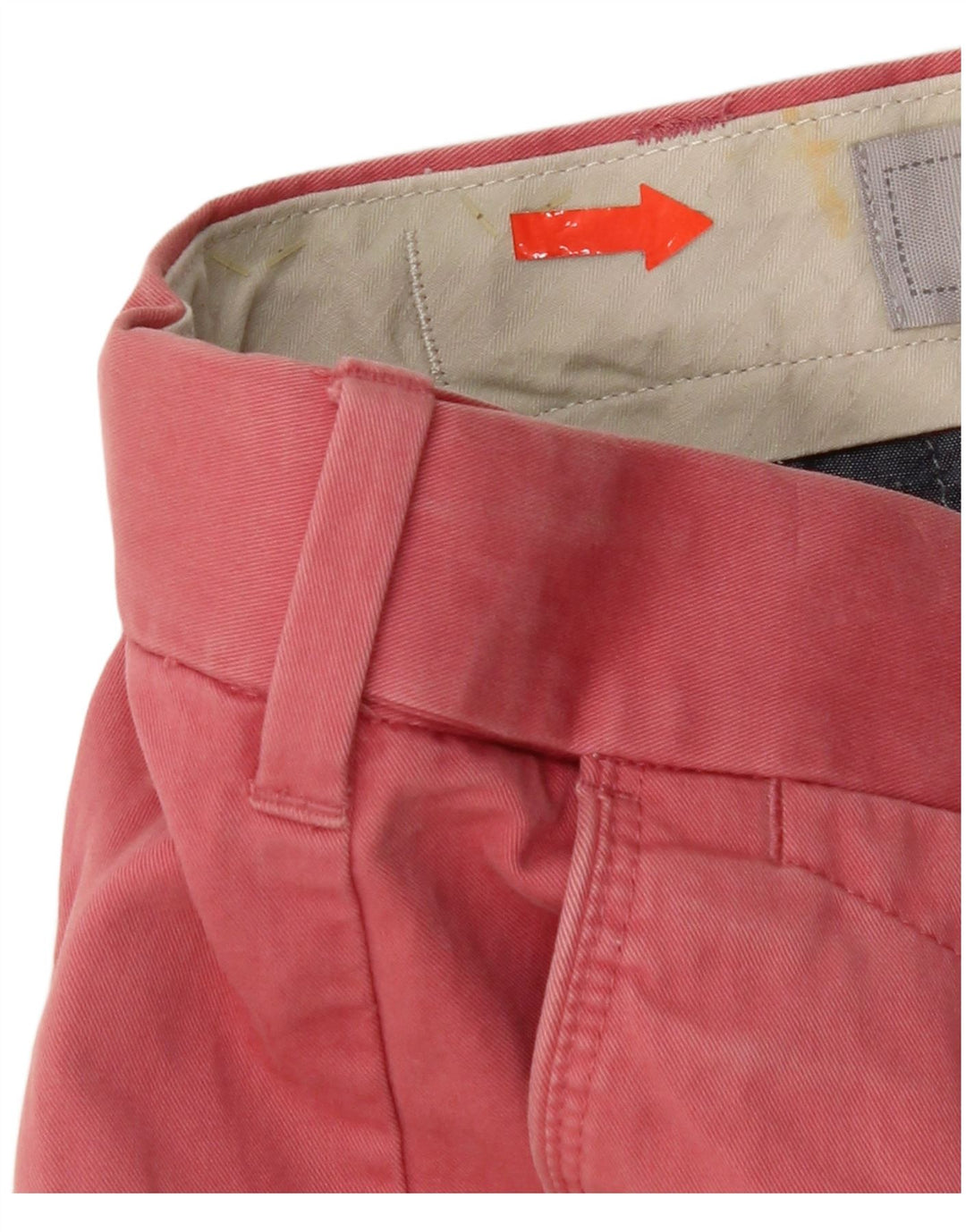Marks & Spencer Mens Chino Shorts W32 Medium  Red Cotton