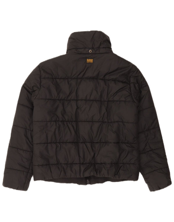 G-Star Womens Padded Jacket UK 16 Large Black Polyester