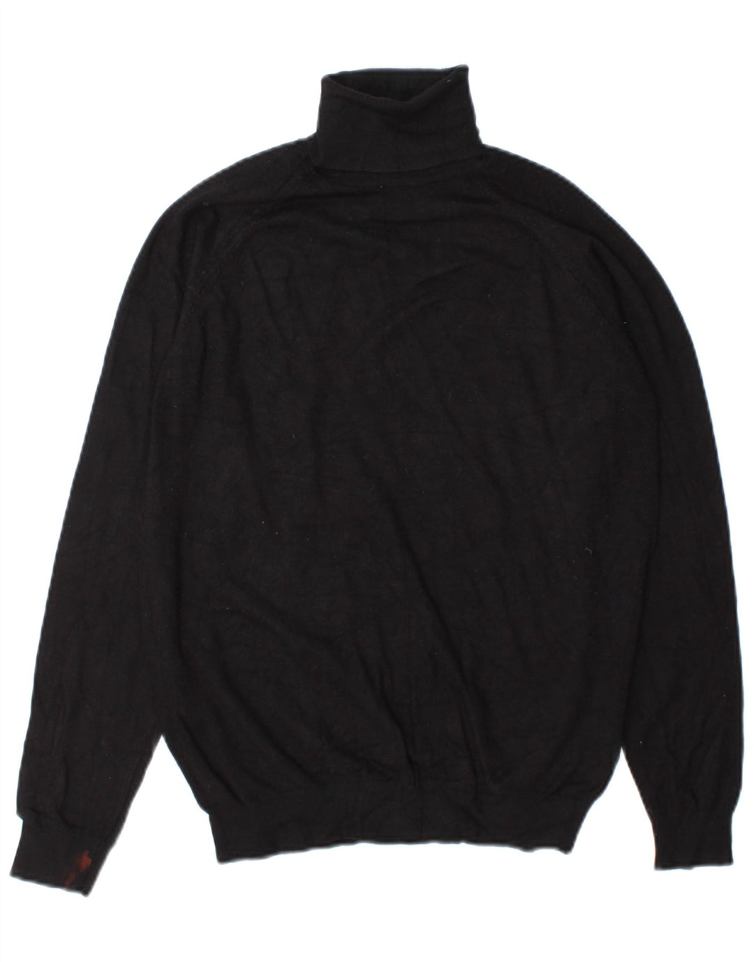 Zara Womens Roll Neck Jumper Sweater UK 10 Small Black