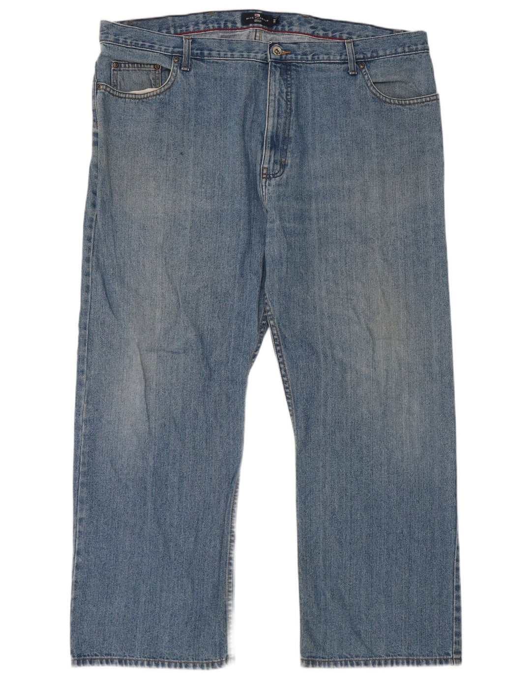 Marks & Spencer Mens Blue Harbour Straight Jeans W44 L29 Cotton