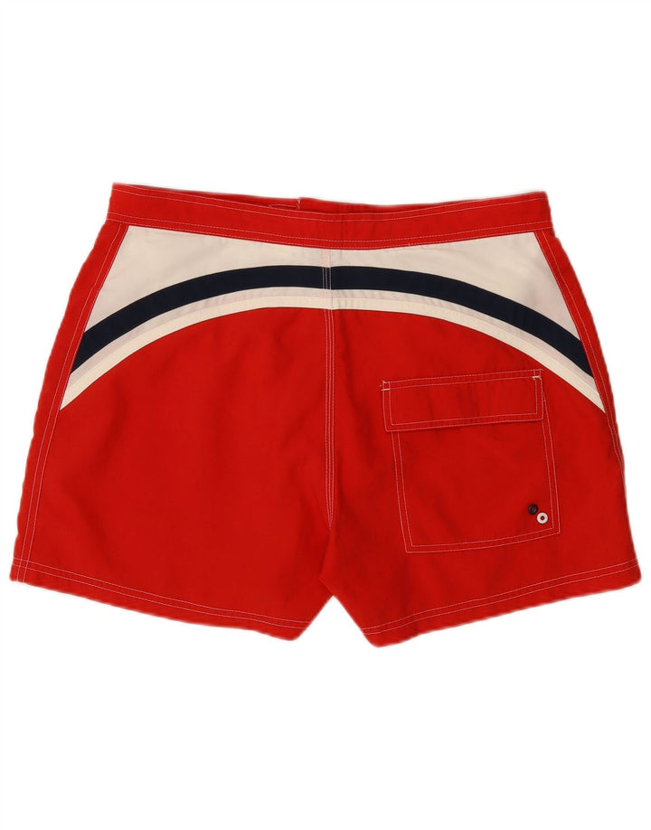 Nike Badeshorts til mænd store røde Colourblock Polyester