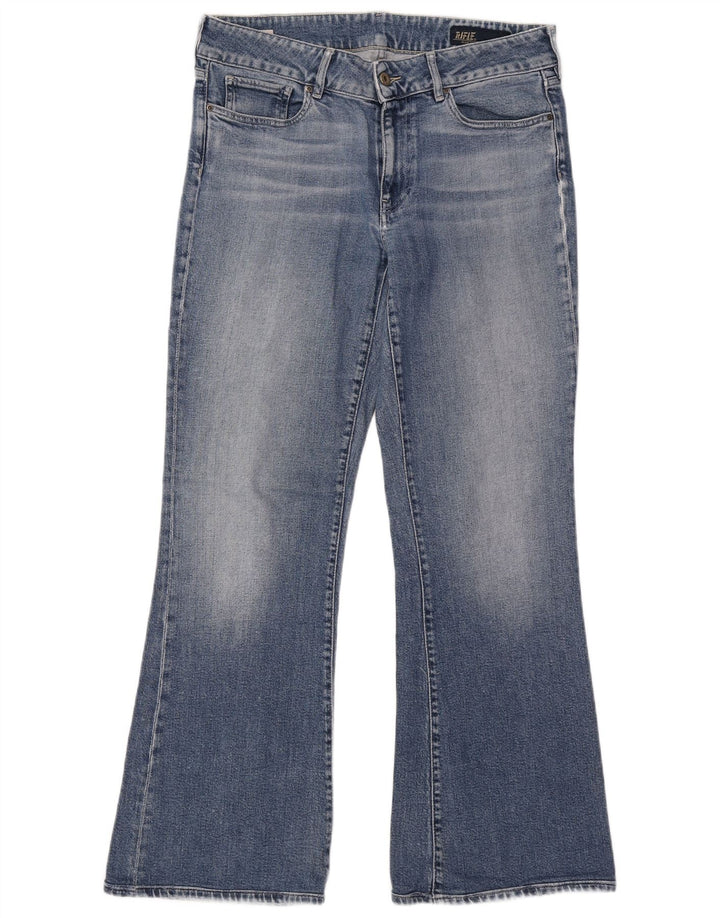 Rifle Dame Bootcut Jeans W28 L34 Blå Bomuld