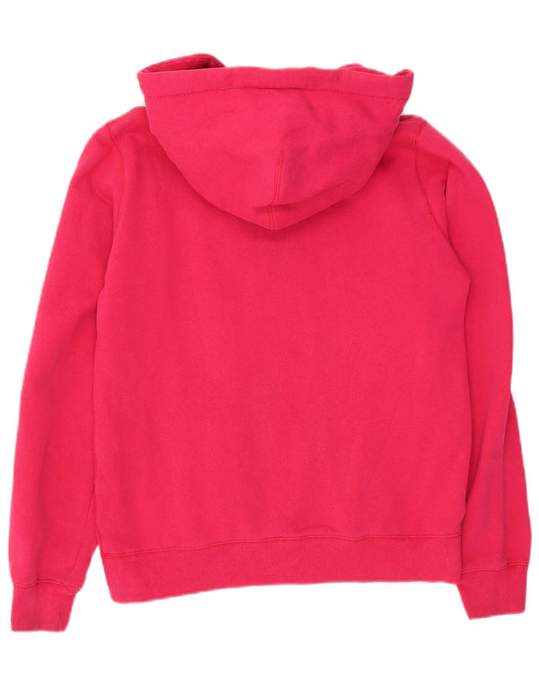 Jack Wills Γυναικείο Γραφικό Hoodie Jumper UK 12 Medium Pink Cotton