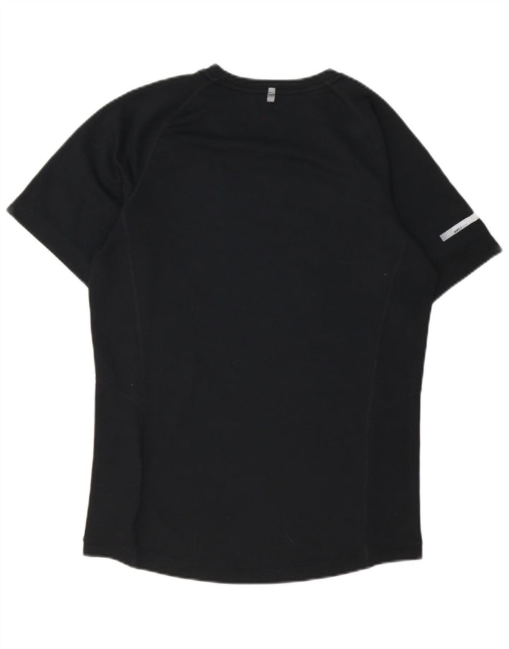 NIKE Herre Dri Fit T-Shirt Top Lille sort polyester