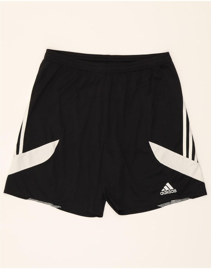 Adidas Herre Climalite Sportshorts Large Black Colourblock Polyester