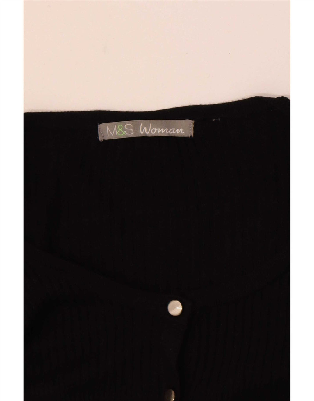 Maglione cardigan da donna Marks & Spencer UK 14 medio nero