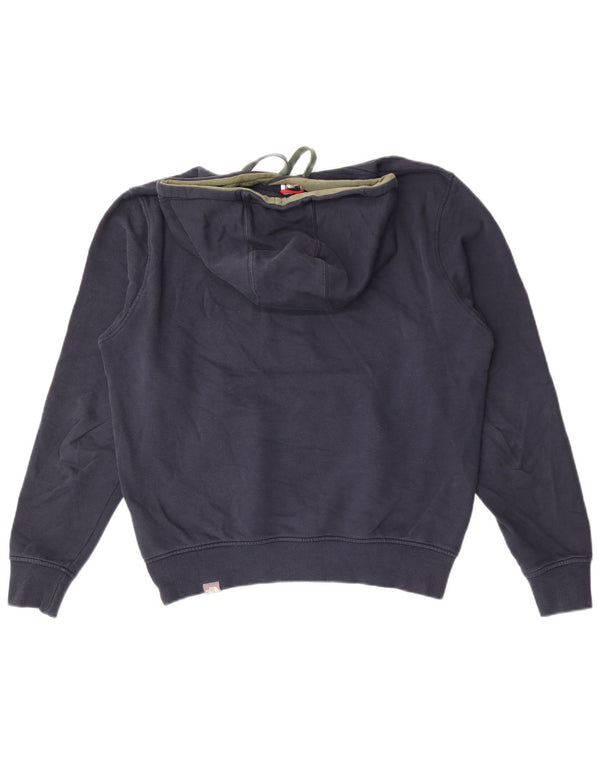 Felpa con cappuccio grafica da uomo The North Face piccola in cotone blu navy