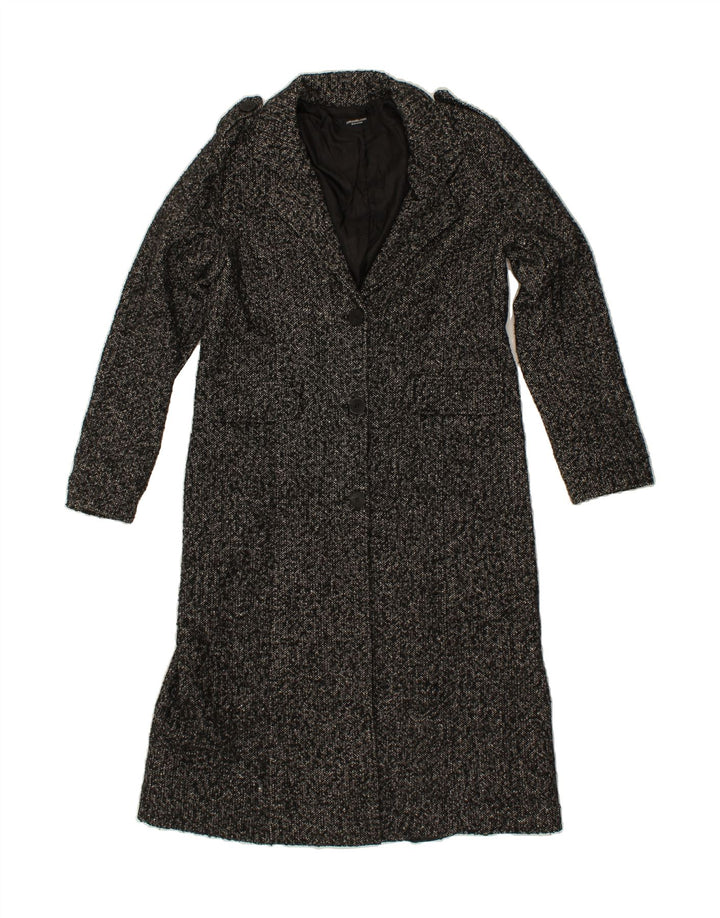 VINTAGE Womens Overcoat UK 16 Large Grey Acrylic Vintage Vintage and Second-Hand Vintage from Messina Hembry 