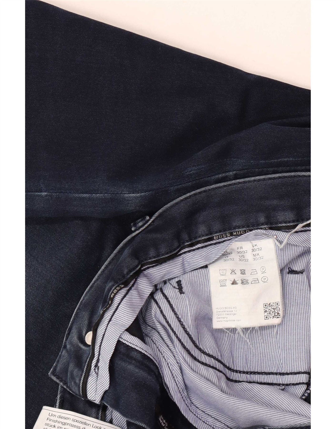 Hugo Boss Mens Slim Jeans W30 L32 Blue Cotton
