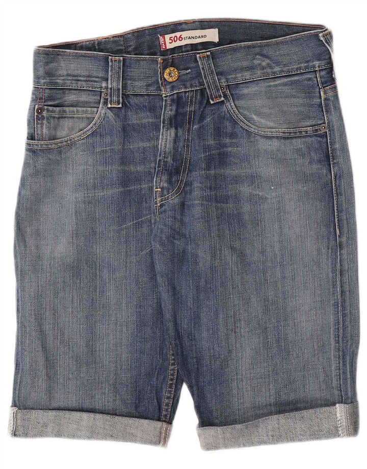 Levi's Mens 506 Denim Shorts W31 Medium Blue Cotton