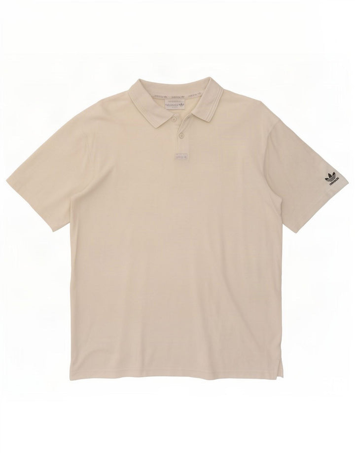 Adidas Mens Polo Shirt UK 42/44 Large White