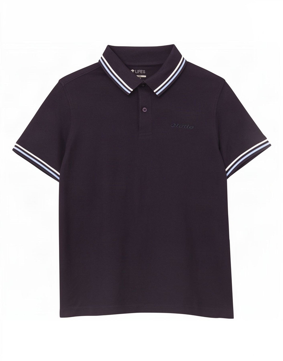 Lotto Mens Polo Shirt Small Navy Blue Cotton