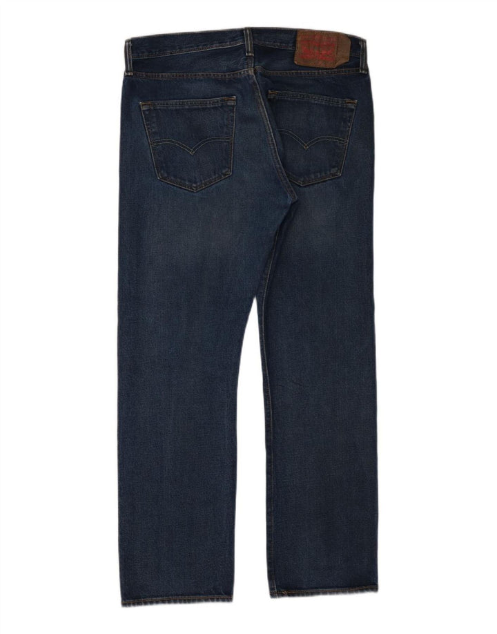 Levi's Straight Jeans til mænd W33 L30 Marineblå Bomuld