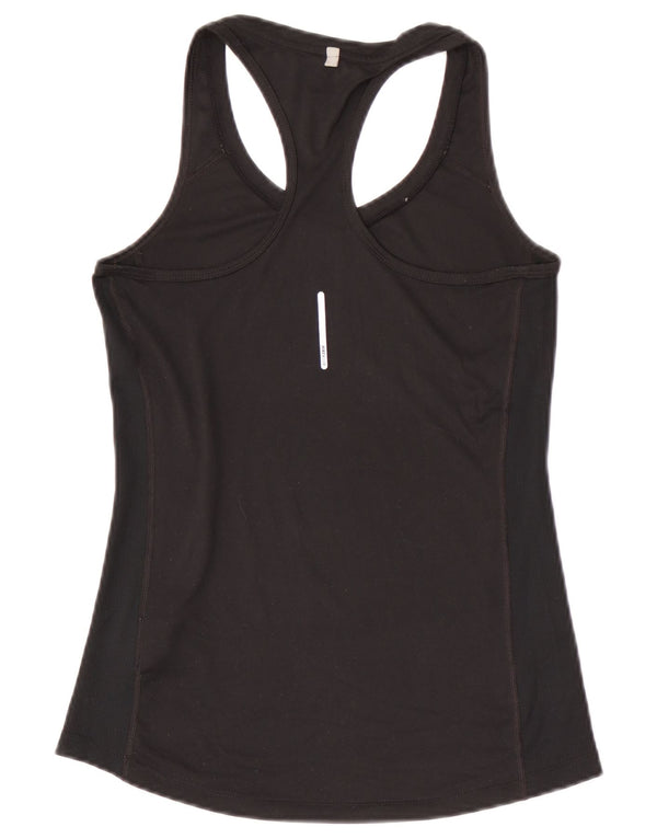 Nike Womens Dri Fit Vest Top UK 8 Small Black Polyester