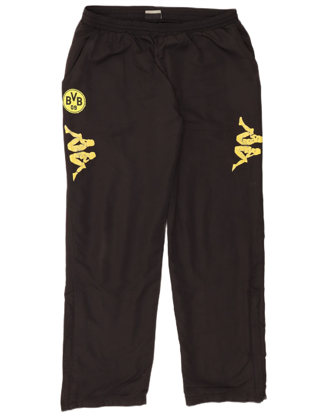 Pantaloni de trening pentru bărbați Kappa BVB Dortmund Graphic 2XL poliester negru