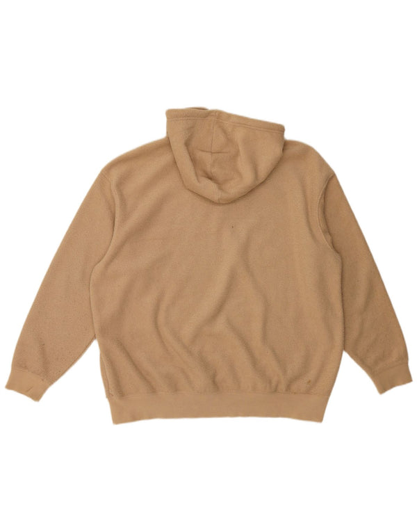 Nike Damen-Fleece-Übergröße-Kapuzenpullover, Gr. 10, Größe S, Beige, Polyester