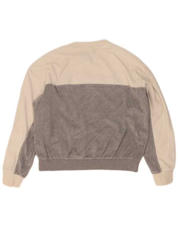 Champion Sudadera Gráfica para Mujer UK 40 Medium White Colourblock