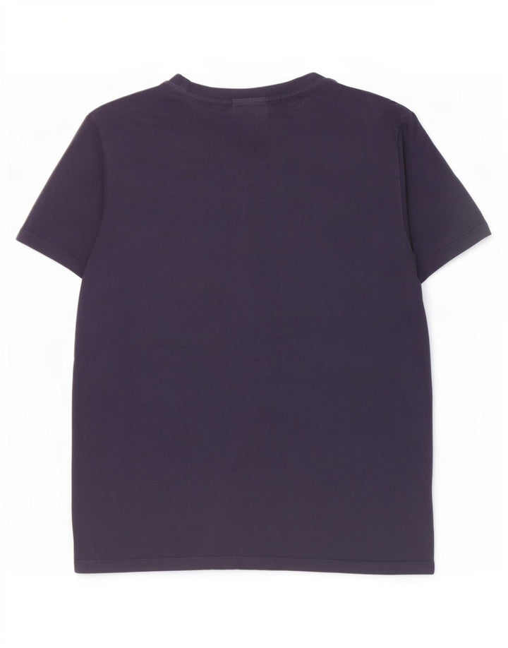 Hugo Boss Mens T-Shirt Top Medium Navy Blue Cotton