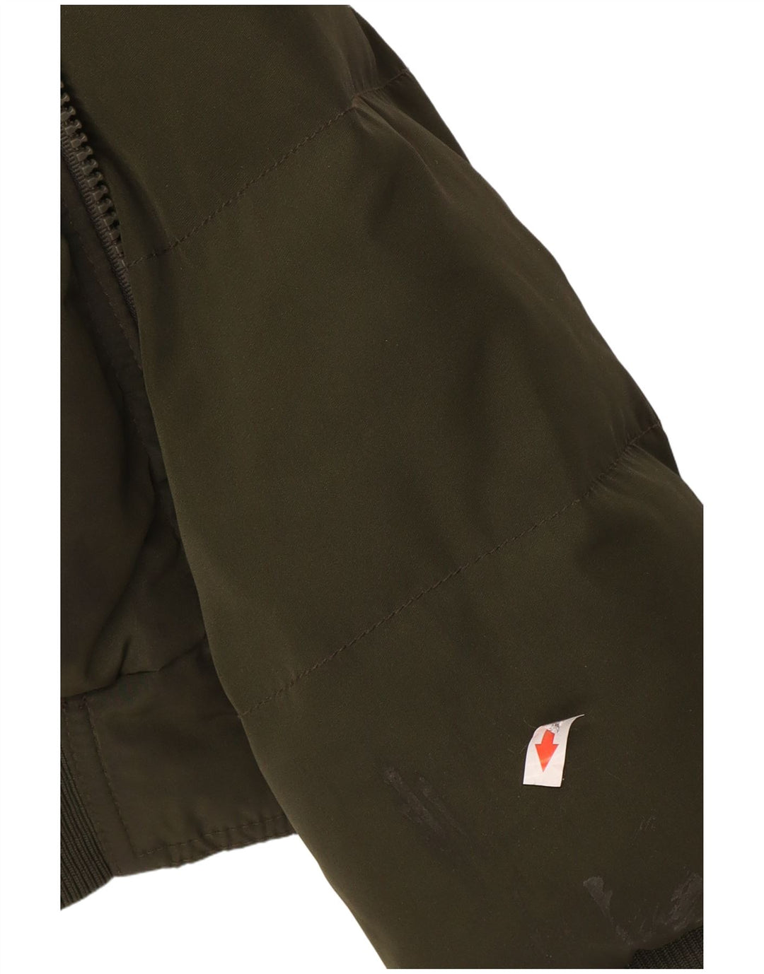 Tommy Hilfiger Mens Padded Jacket UK 38 Medium Green Polyester