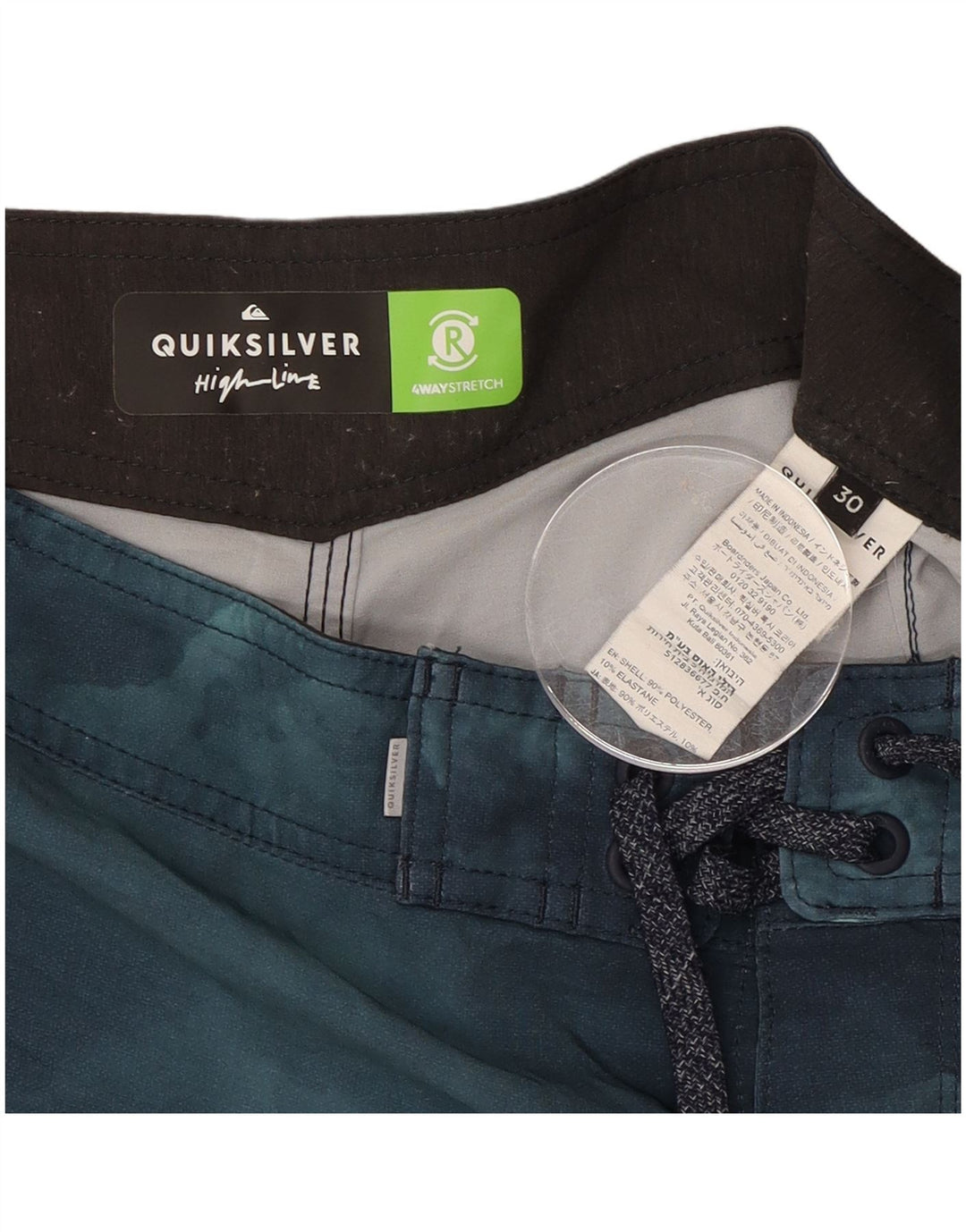 Quiksilver Badeshorts til mænd Medium flerfarvet stribet polyester