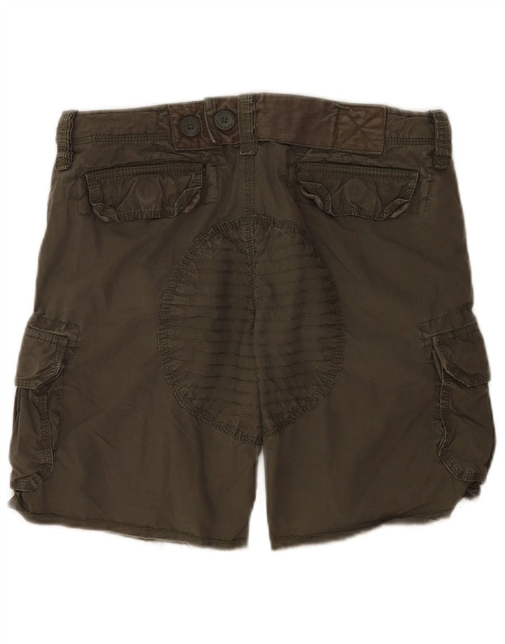 Pantaloncini cargo da uomo Superdry piccoli W29 cotone kaki
