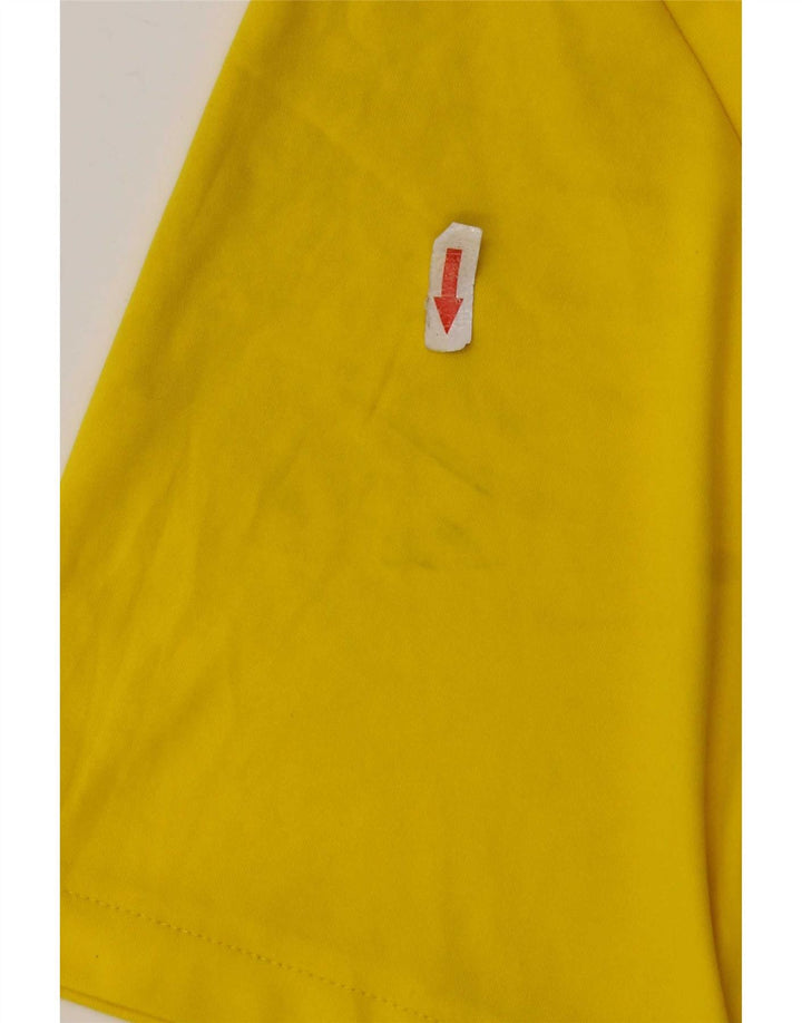 Puma Herren T-Shirt Top Large Gelb Polyester