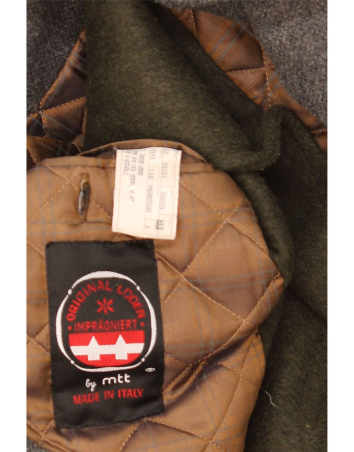 Vintage Mens Overcoat UK 42 XL Khaki Wool