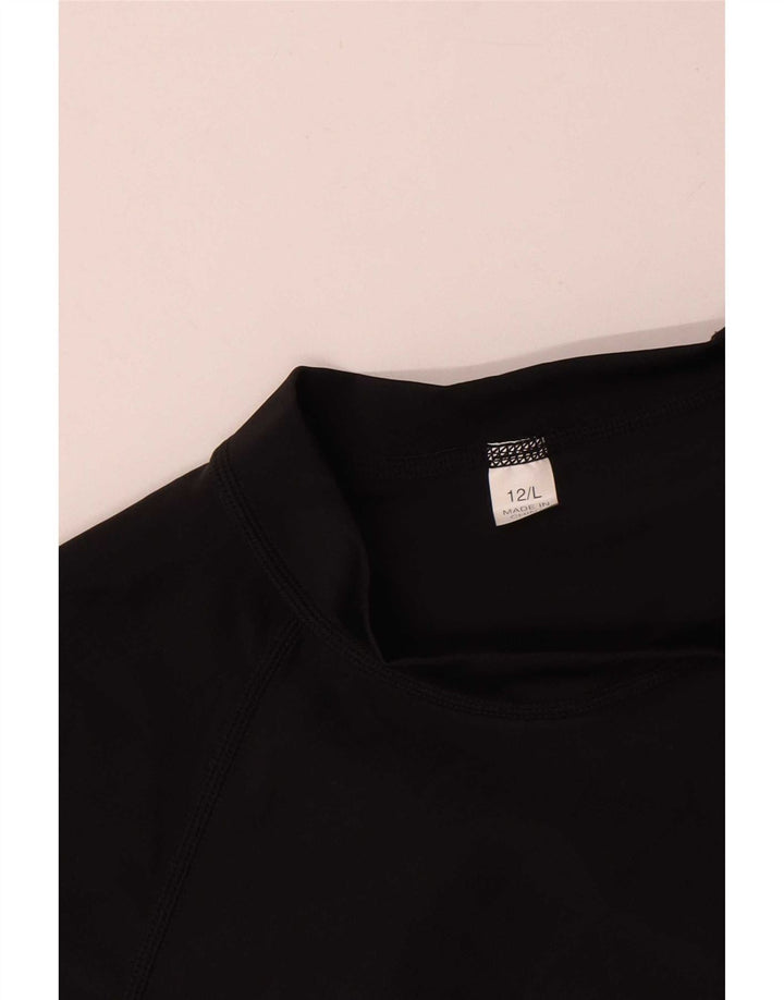 T-shirt grafica da donna Rip Curl Top US 12 Large nera in poliammide
