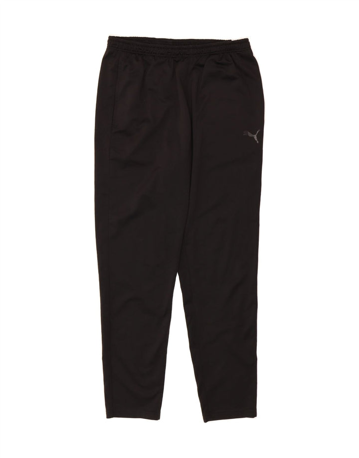 PUMA Womens Tracksuit Trousers UK 14 Large Black Polyester Vintage Puma and Second-Hand Puma from Messina Hembry 